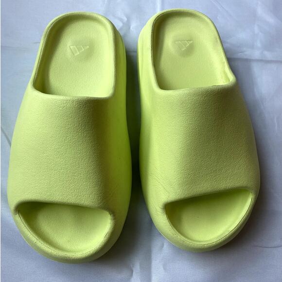 Yeezy | Shoes | Adidas Yeezy Slide Glow Green Mens 6 | Poshmark